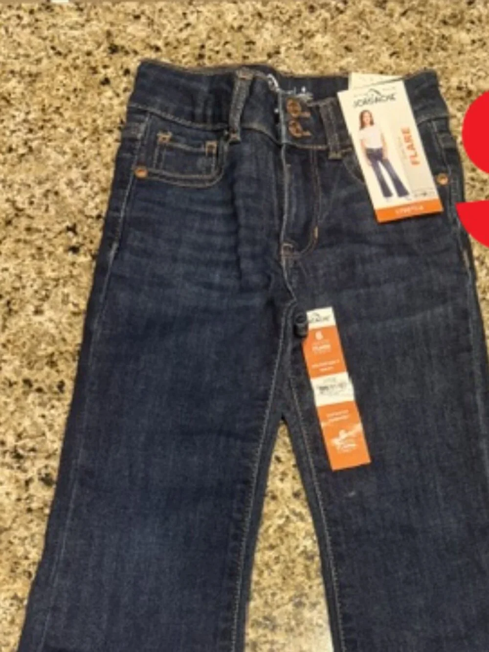 Jordache Girls High Rise Flare nwt